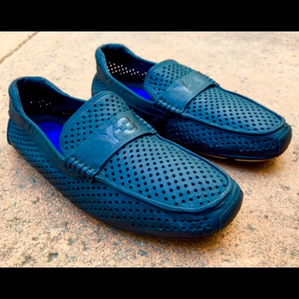 Y3 Yohji Yamamoto Adidas leather driver moccs Y-3!